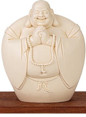 陶瓷大肚弥勒佛像陶瓷摆件招财