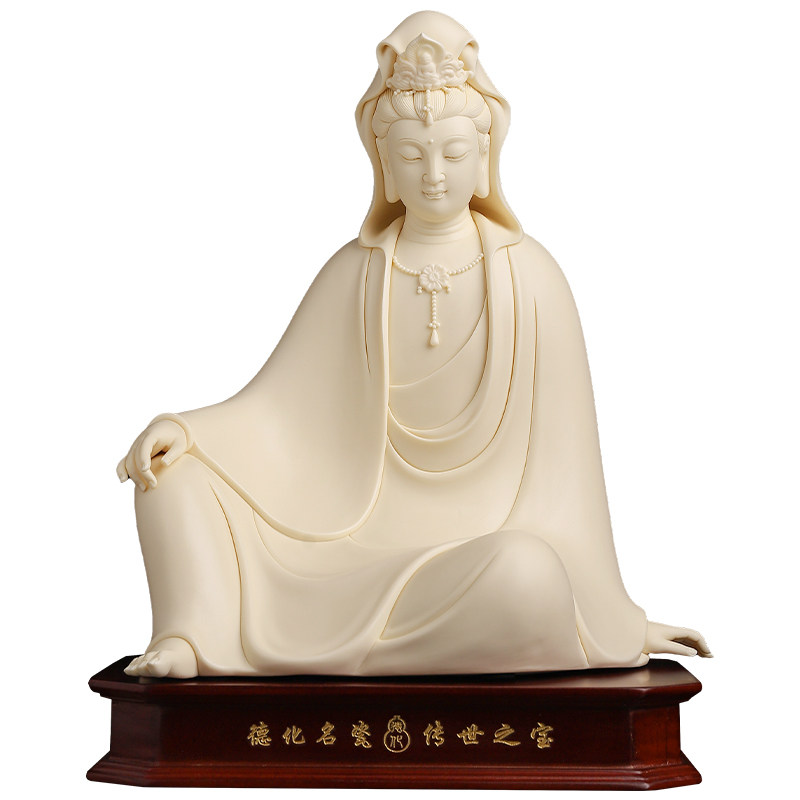 陶瓷观世音菩萨像省级大师林建平
