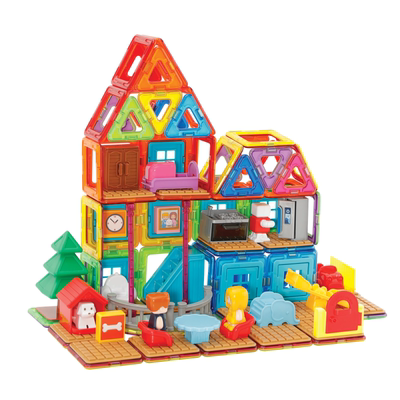 MAGFORMERS麦格弗磁力片积木拼装儿童益智金宝贝磁力片房屋拼搭