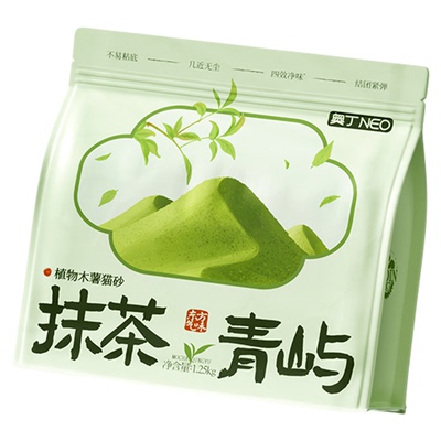 奥丁抹茶木薯猫砂无尘防臭不粘底