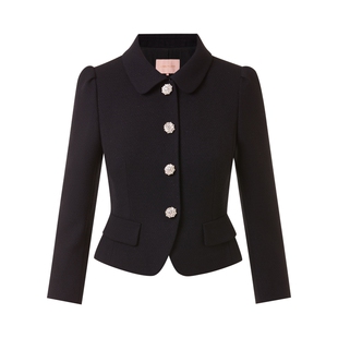 【吉娜同款】朗姿集团LIME莱茵小香风Amanda套装赫本风上衣高腰裙