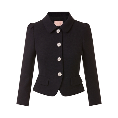 【吉娜同款】朗姿集团LIME莱茵小香风Amanda套装赫本风上衣高腰裙