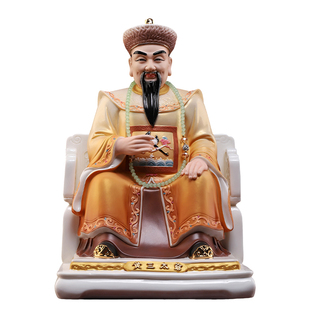 戴玉堂陶瓷黄三太爷太奶像四大家族常家蟒家胡三神像供奉家用摆件
