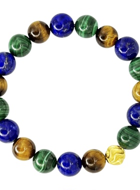 BUDDIA新款青金石虎眼本命年手链