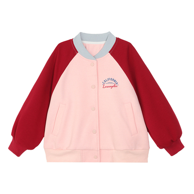 小O宝Okids童装女宝宝棒球服外套