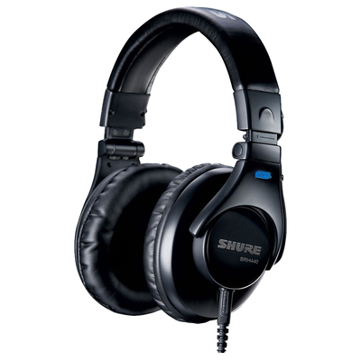 舒尔头戴专业监听耳机舒适聆听