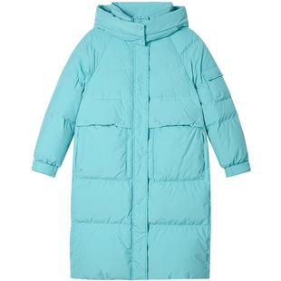 ToyzY多巴胺保暖鸭绒立领连帽羽绒服女长款ZC64508010