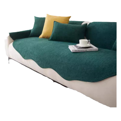 雪尼尔沙发垫坐垫防滑通用