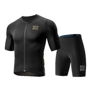 洛克兄弟骑行服套装短袖背带裤男女款山地公路自行车衣服夏季装备