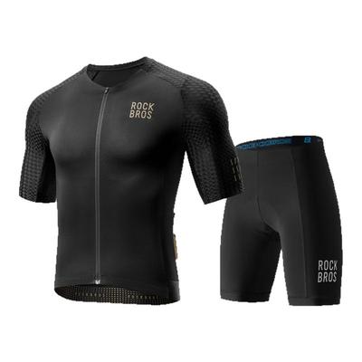 洛克兄弟金标反光透气轻量骑行服