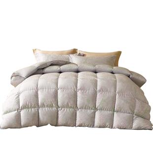 水星家纺95白鹅绒冬被裸睡A类抑菌保暖羽绒被子高端被芯床上用品