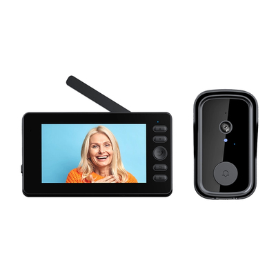 呼天下无线可视对讲门铃无线安装