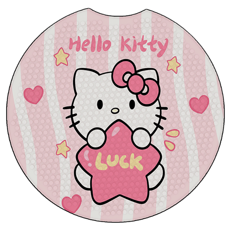 HelloKitty圆形宝宝浴室防滑垫