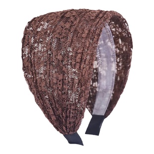 透气夏季头饰发卡碎发遮白发遮盖神器时尚发带宽边发箍头箍女士