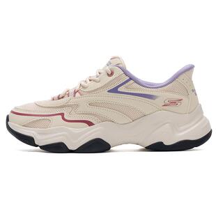 Skechers斯凯奇女鞋闪穿休闲鞋轻质舒适健步鞋运动鞋时尚老爹鞋