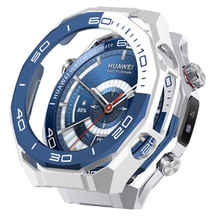 【送钢化膜】适用于华为Watch Ultimate2保护壳智能手表保护套表框表壳镂空半包pc硬壳防磨防磕防摔专用配件