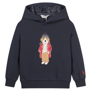 【新年】hazzys哈吉斯童装男女童卫衣2025冬新一体绒舒适保暖外套