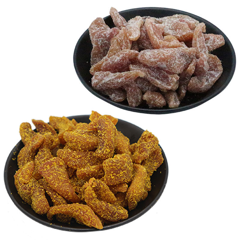 苏州西山特产甘草桃肉盐津桃肉果脯蜜饯零食小吃一包包邮