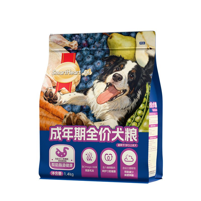 慧心成犬狗粮护肠胃通用1.4kg*2