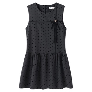 东京岁时记jk秋季新款灰色波点连衣裙白色长袖衬衫上衣学院风套装