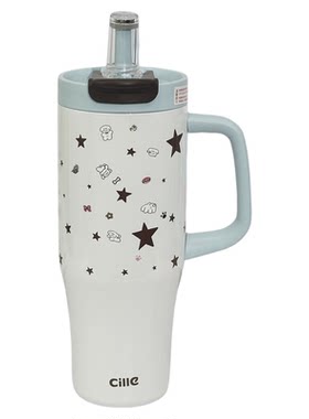 希乐保温杯陶瓷内胆带茶仓泡茶杯