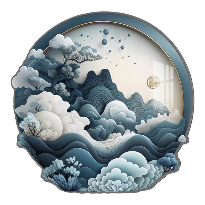 墙洞遮挡涂鸦防脏遮丑装饰墙贴