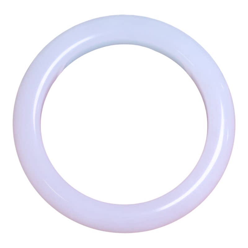 珪宝和田玉羊脂玉宽条手镯55.5mm