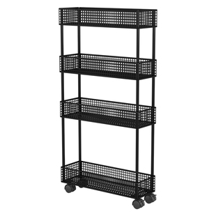 门后夹缝置物架10cm夹缝柜极窄款收纳架卫生间缝隙浴室窄边收纳柜