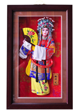 泥人张彩塑京剧脸谱商务礼品