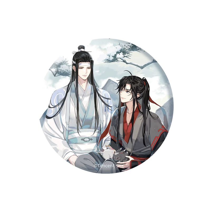 【官谷】正版魔道祖师 苍雪林宿吧唧徽章 魏无羡蓝忘机动漫周边