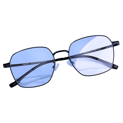 镜宴近视眼镜框配依视路膜岩现片