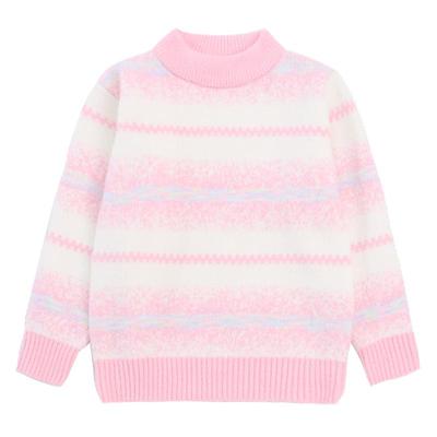 女童毛衣加厚保暖针织打底衫秋冬