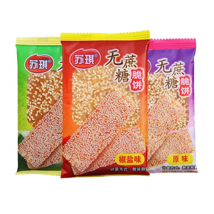 苏琪无蔗糖芝麻薄脆饼干薄脆饼干