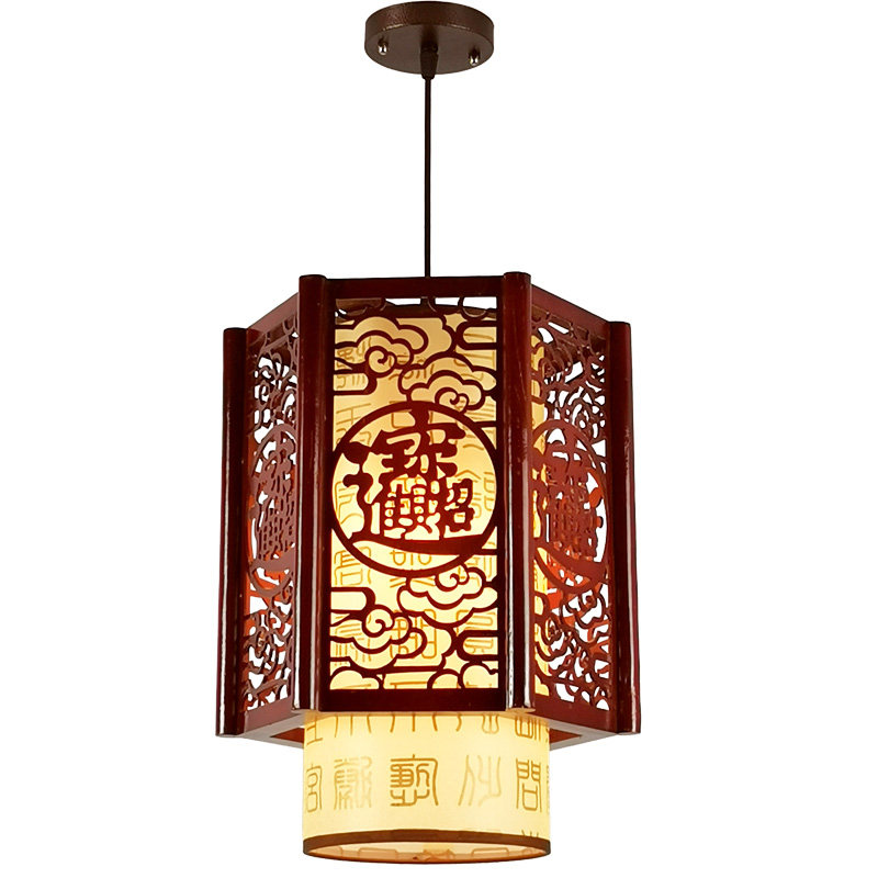 仿古灯笼古典饭店过道走廊灯复古餐饮装饰吊灯面馆烧烤火锅店吊灯