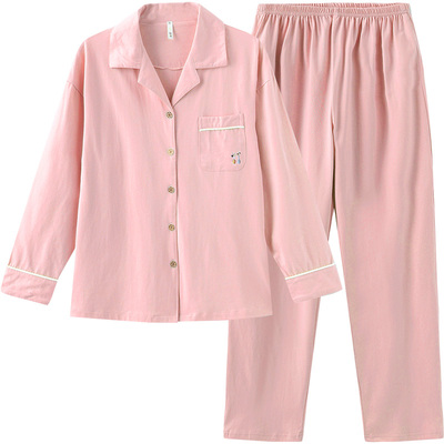 雪俐春秋情侣家居服睡衣