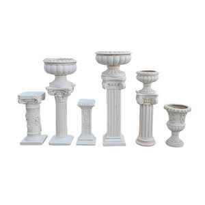 花似水旗舰店欧式罗马盆高脚花园庭院阳台别墅底座柱子特大号户外园艺网红花盆