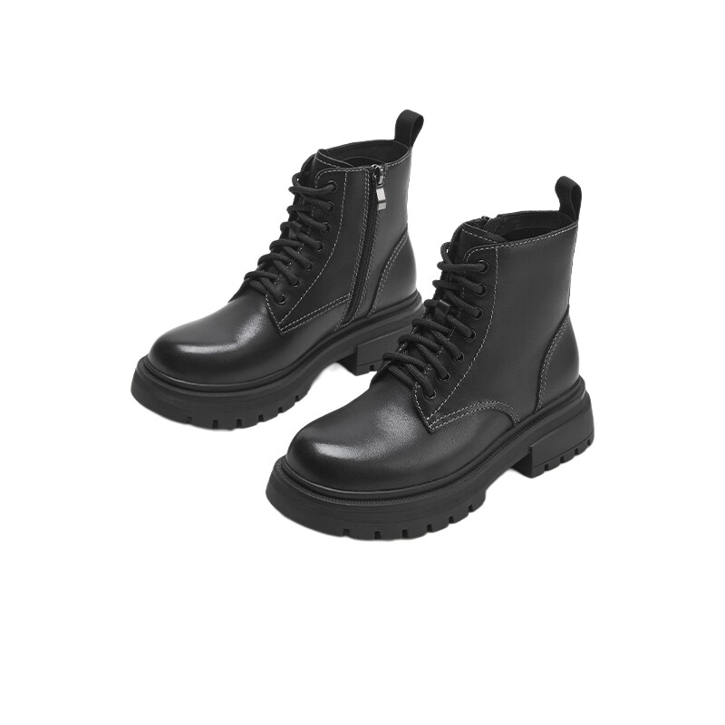 热风女鞋24冬马丁靴新品5折起