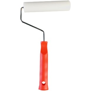 白色高密度海绵滚筒刷平头圆头2寸4寸6寸9寸水性漆乳胶漆平涂滚刷