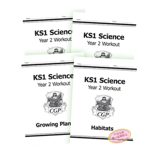 KS1 KS2 Science Year 1-6 Workout 科学锻炼包套装4册含答案 小学1-6年级 5-11岁 英国CGP原版教材 多规格可选