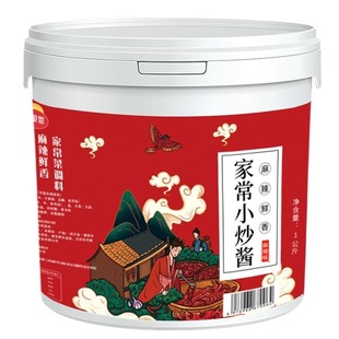 麻辣家常菜小炒酱正宗农家炒菜调料大全四川酱料辣酱重庆家用桶装