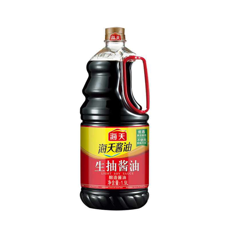 海天生抽酱油1.9L*6瓶整箱批发价