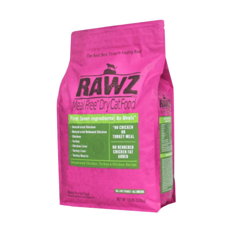 26年8月及以后批次rawz罗斯低温慢煮鸡肉火鸡鲑鱼高蛋白全猫粮