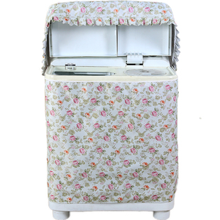 防水防晒双杠半自动老式双缸洗衣机罩海尔拉链小天鹅双桶洗衣机套