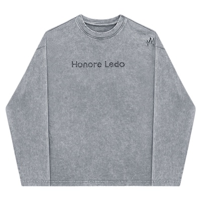 HONORE古月炒色做旧工艺卫衣套装