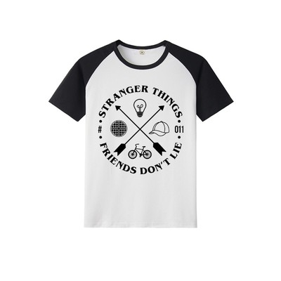 短袖宽松版青年怪奇物语4同款T恤