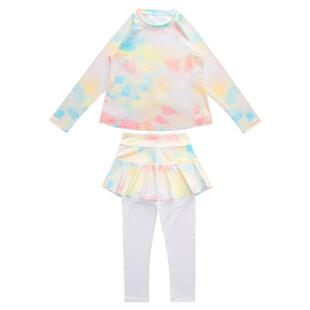 女童套装运动速干衣春秋小孩衣服专业羽毛球训练跑步防晒冰丝快干