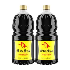 千禾特级鲜生抽酱油1.8L×2瓶