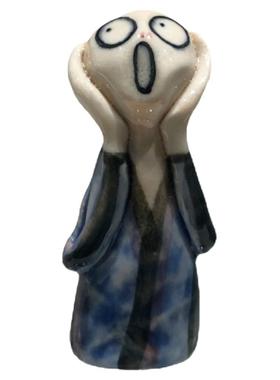 梵高呐喊蒙娜丽莎胸针冰箱贴摆件