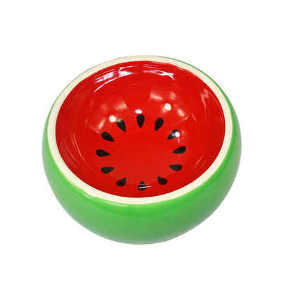 祖莉食盆圆顶防尿防陶瓷碗大号