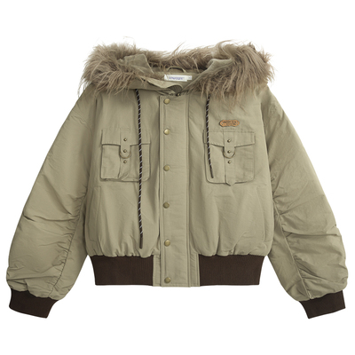 UNIFREE美式复古加棉外套